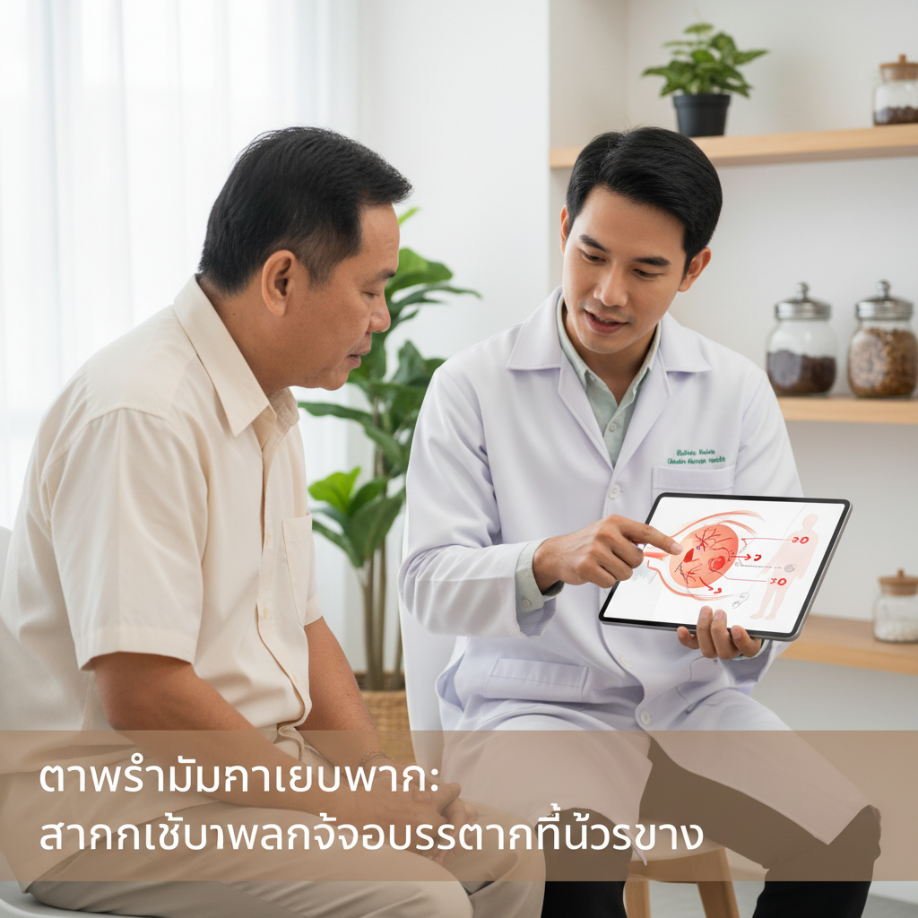 ตาพร่ามัวจากเบาหวาน: อาการเบาหวานขึ้นจอประสาทตาที่ต้องระวัง